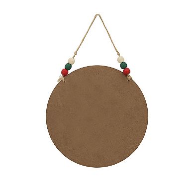 Parisloft Merry and Bright Christmas Wall Hainging Ornament