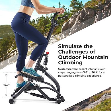 Sunny Health & Fitness Smart Extra Long Range Climber Stepper