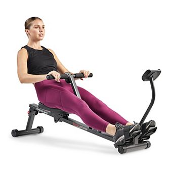 Sunny Health & Fitness Smart Compact Hydraulic Rowing Machine