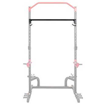 Sunny Health & Fitness Adjustable Pull Up Bar Attachment for Power Racks and Cages
