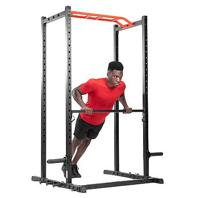 Sunny Health & Fitness Adjustable Pull Up Bar Attachment for Power Racks and Cages