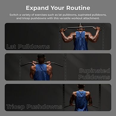 Sunny & Health Fitness Lat Pulldown Bar Cable Attachment