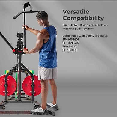 Sunny & Health Fitness Lat Pulldown Bar Cable Attachment