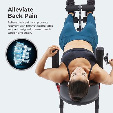 Sunny Health & Fitness Inversion Traction & Stretch Decompression Table