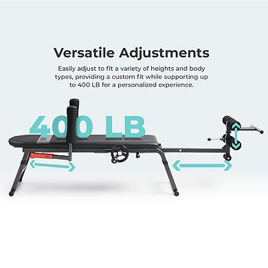 Sunny Health & Fitness Inversion Traction & Stretch Decompression Table