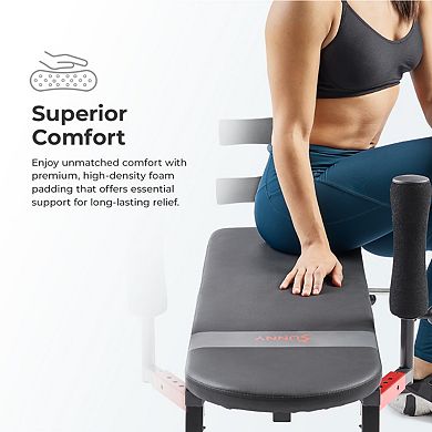 Sunny Health & Fitness Inversion Traction & Stretch Decompression Table