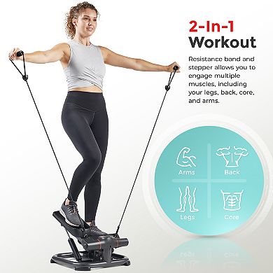 Sunny Health & Fitness Smart Heavy Duty Power Stepper