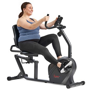 Sunny Health & Fitness Smart Magnetic Resistance Recumbent Bike