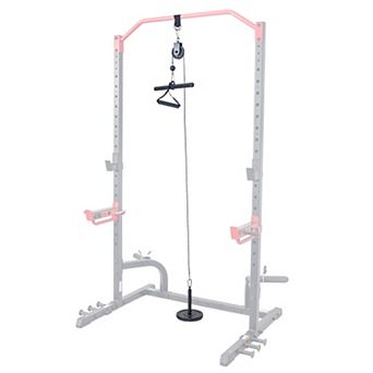 Sunny Health & Fitness Lat Pulldown Attachment for Power Racks and Power Cages