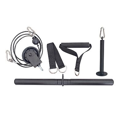 Sunny Health & Fitness Lat Pulldown Attachment for Power Racks and Power Cages