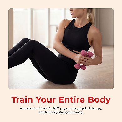 Sunny Health & Fitness Neoprene Dumbbell Pair