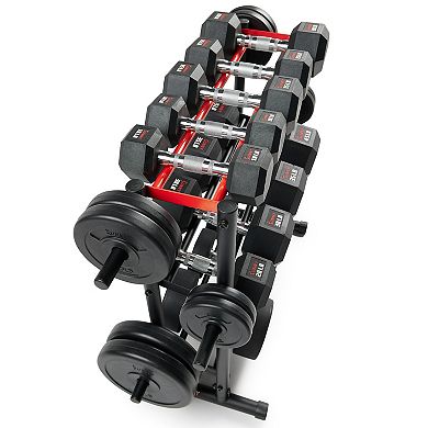 Sunny Health & Fitness 3-Tier Weights Storage Rack