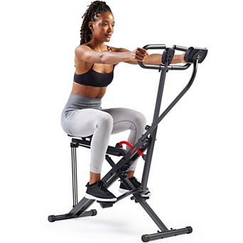 Sunny Health & Fitness Smart Upright Row-N-Ride® Squat Assist Trainer Machine