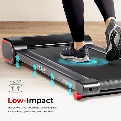 Sunny Health & Fitness Under Desk Smart TreadPad® Walking Treadmill