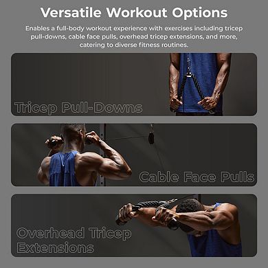 Sunny Health & Fitness Tricep Rope Cable Attachment