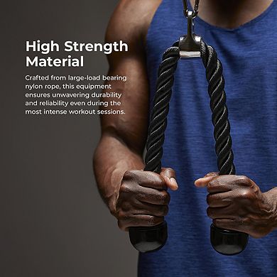 Sunny Health & Fitness Tricep Rope Cable Attachment