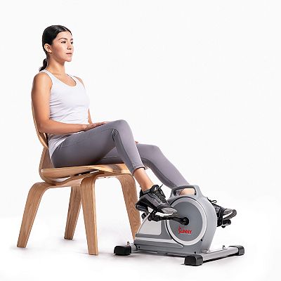 Sunny Health Fitness Mini Exercise Magnetic Pedal Cycle Bike