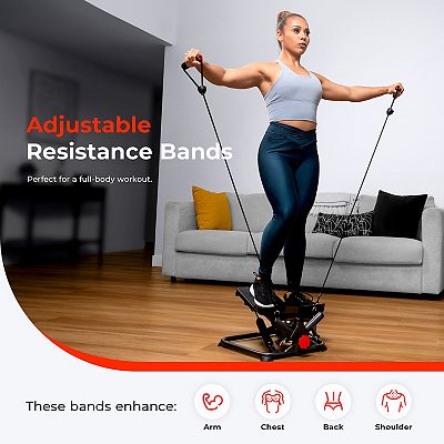 Sunny Health & Fitness Smart Twist Exercise Stepper Machine
