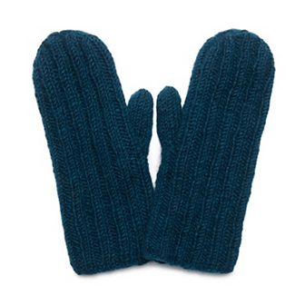 Feelgoodz Women's Artisan Hand-Knit Denali Ribbed Mitten