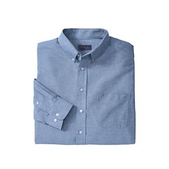 KingSize Men's Big & Tall Long-Sleeve Wrinkle-Free Everyday Oxford