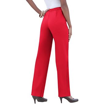 Roaman's Women's Plus Size Tall Plus Size Classic Bend Over Pant