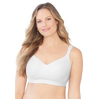 Catherines Women's Plus Size Full-Coverage Smooth No-Wire Bra