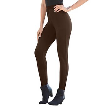 Roaman's Women's Plus Size Fleece Lined Legging