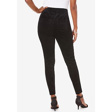 Roaman's Women's Plus Size Corduroy Legging