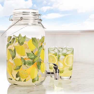 Home Essentials Lemon Print Dispenser