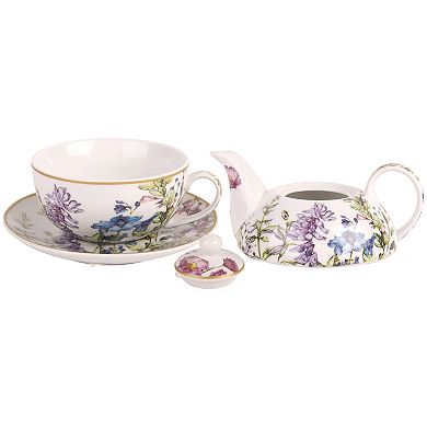 Home Essentials 3-piece Garden Tea Set for One