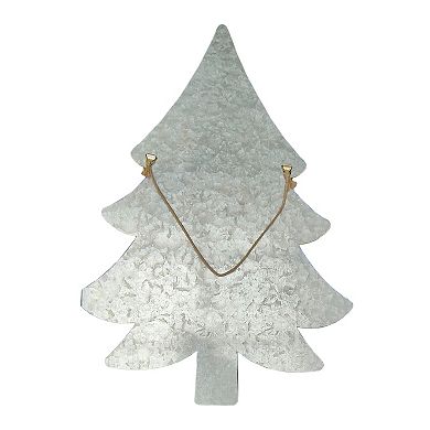 Parisloft Christmas Tree Countdown With Magnets, Metal Christmas Countdown Sign