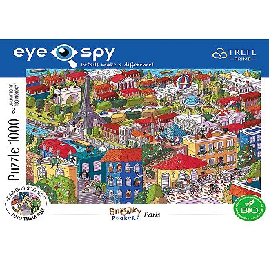 Trefl Prime Eye Spy 1000 Piece Puzzle - Sneaky Peakers: Paris
