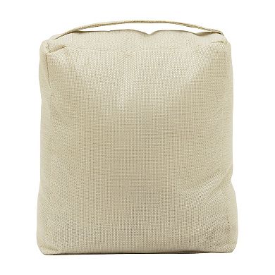 Parisloft Merry Christmas Fabric Door Stop with handle, Christmas Decor