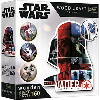 Trefl Wood Craft 160 pc Wooden Puzzle - Star Wars - Darth Vader