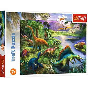 Trefl Red 200 pc Kids Puzzle - Hungry Dinosaurs