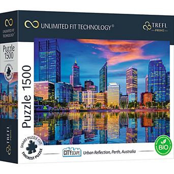 Trefl Prime 1500 pc Puzzle - Cityscape: Urban Reflection, Perth, Australia
