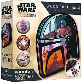 Trefl Wood Craft 160 pc Wooden Puzzle - Star Wars - The Mandalorian