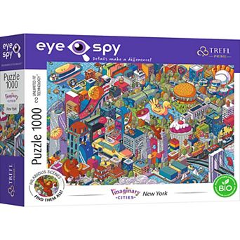 Trefl Prime Eye Spy 1000 pc Puzzle - Imaginary Cities: New York