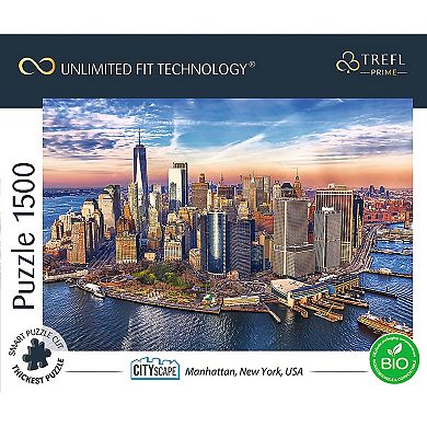 Trefl Prime 1500 Piece Puzzle - Cityscape: Manhattan, New York, USA