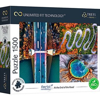 Trefl Prime 1500 pc Puzzle - Aerial Mindblow: At the End of the Road