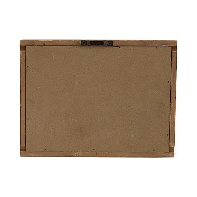 Parisloft I'll Be Home for Christmas Wood Frame Wall Sig, 7.875"W x 6"H