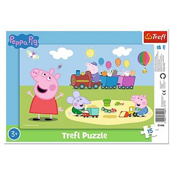 Trefl Frame 15 pc Puzzle - Peppa Pig's Happy Train