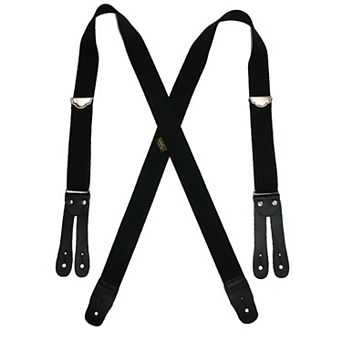 Men's Elastic Button End Double Face Suspenders