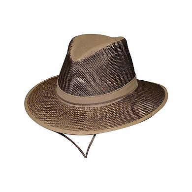 Henschel Men's Polycotton Packable Mesh Breezer Safari Hat