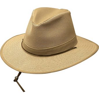 Henschel Men's Polycotton Packable Mesh Breezer Safari Hat