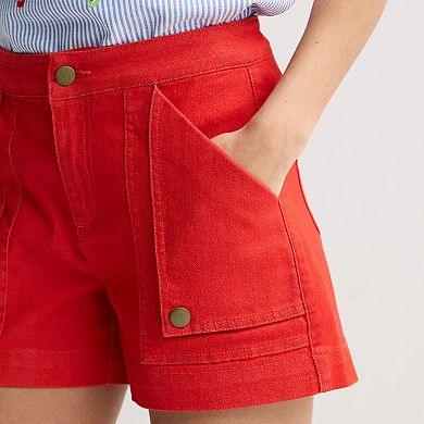 Women's Draper James Flap Pocket Denim Shorts