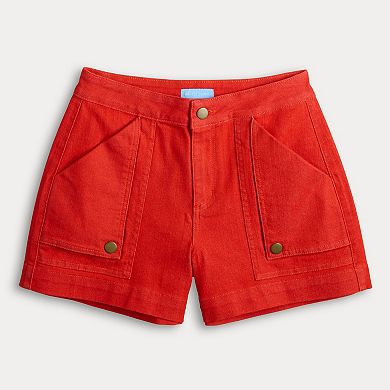 Women's Draper James Flap Pocket Denim Shorts