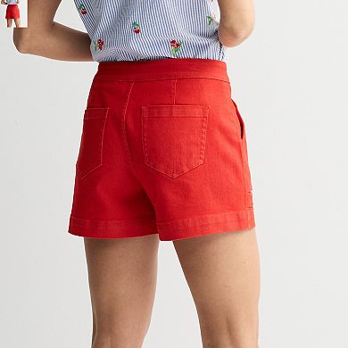 Women's Draper James Flap Pocket Denim Shorts