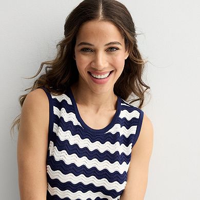 Women's Draper James Sleeveless Sweater Dress