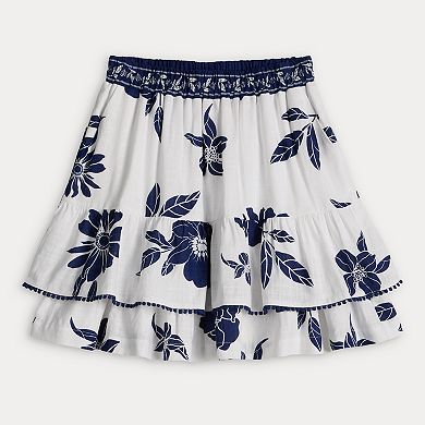 Women's Draper James Double Ruffle Skirt